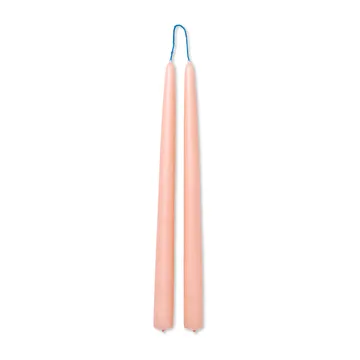Candele fatte a mano Dipped 30 cm confezione da 2 - Blush - Ferm Living