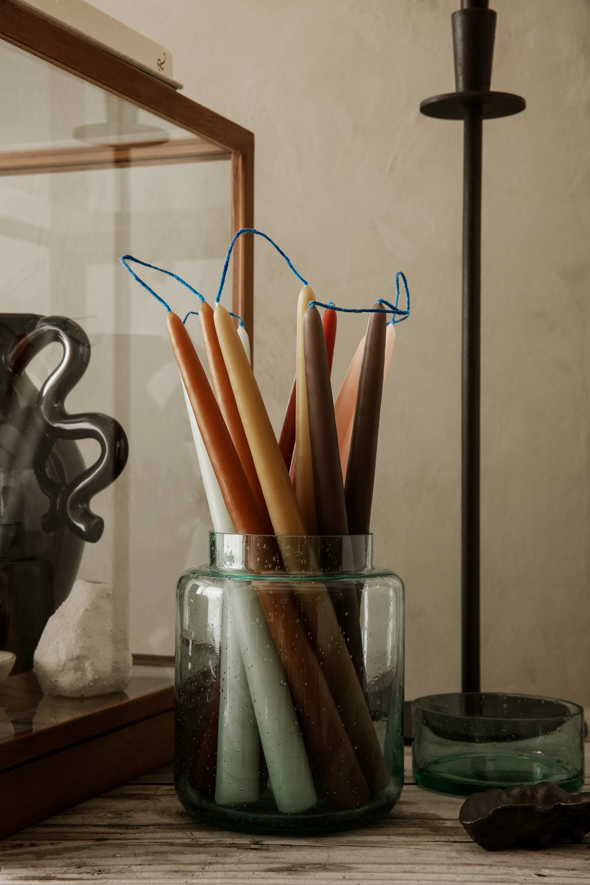 Candele fatte a mano Dipped 30 cm confezione da 2, Blush Ferm Living