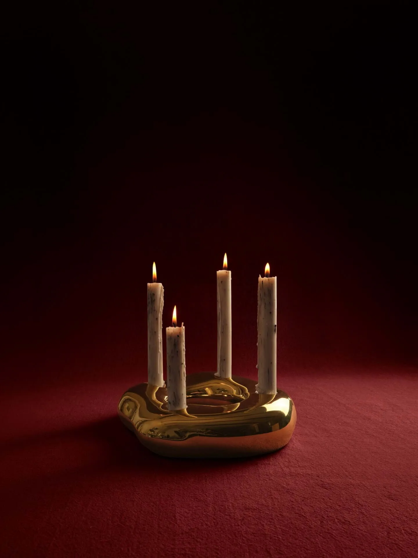 Candele Mura, confezione da 4, Beige chiaro Ferm Living