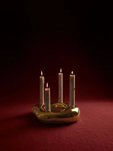 Candele Mura, confezione da 4 - Beige chiaro - Ferm Living