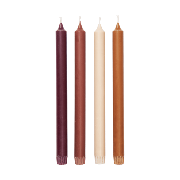 Candele Pure, confezione da 4 - Roseate Blend - Ferm Living