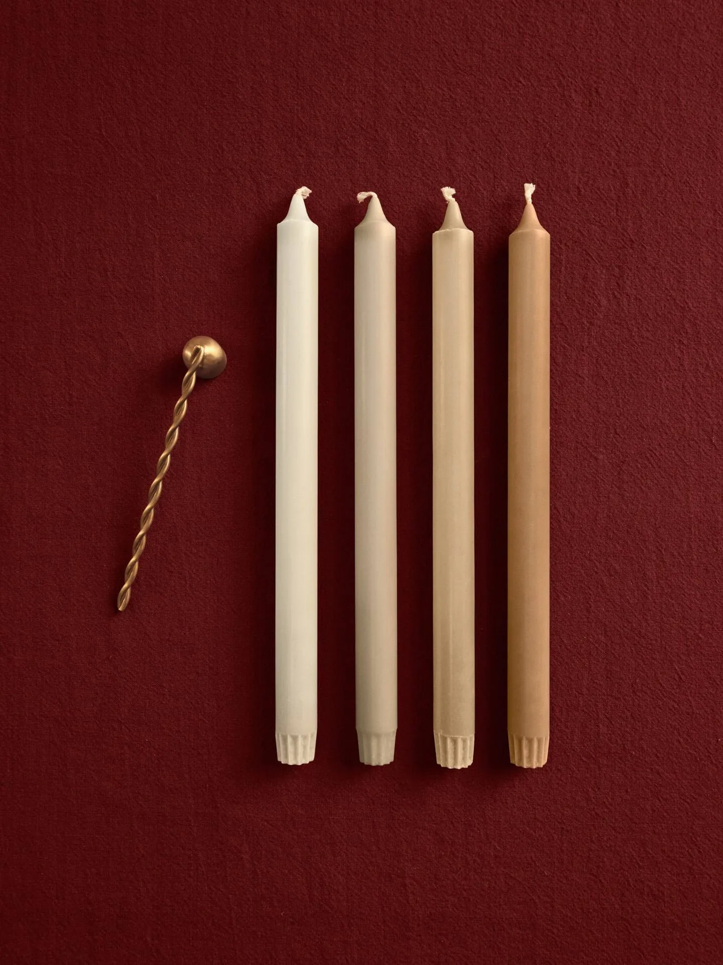 Candele Pure, confezione da 4, Sfumato Ferm Living