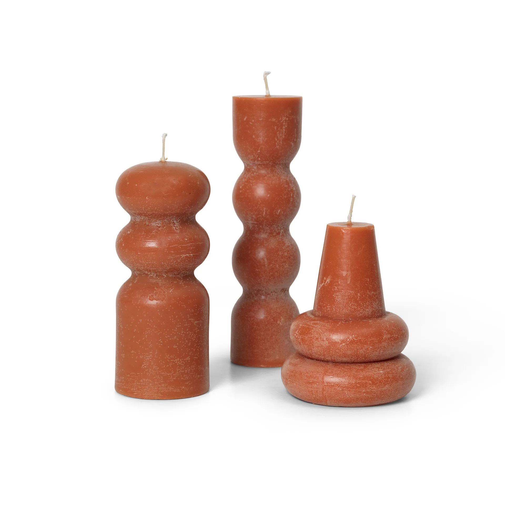 Candele Torno in confezione da 3, Ø4 cm, Ambra Ferm Living