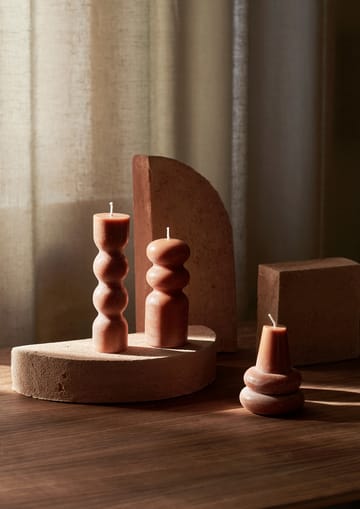 Candele Torno in confezione da 3, Ø4 cm - Ambra - Ferm Living