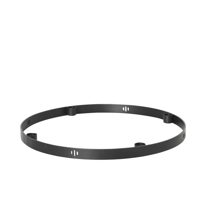 Candeliere Circle in ottone nero, grande (incl. sospensione) Ferm Living