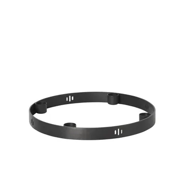 Candeliere Circle in ottone nero - piccolo (escl. sospensione) - Ferm Living