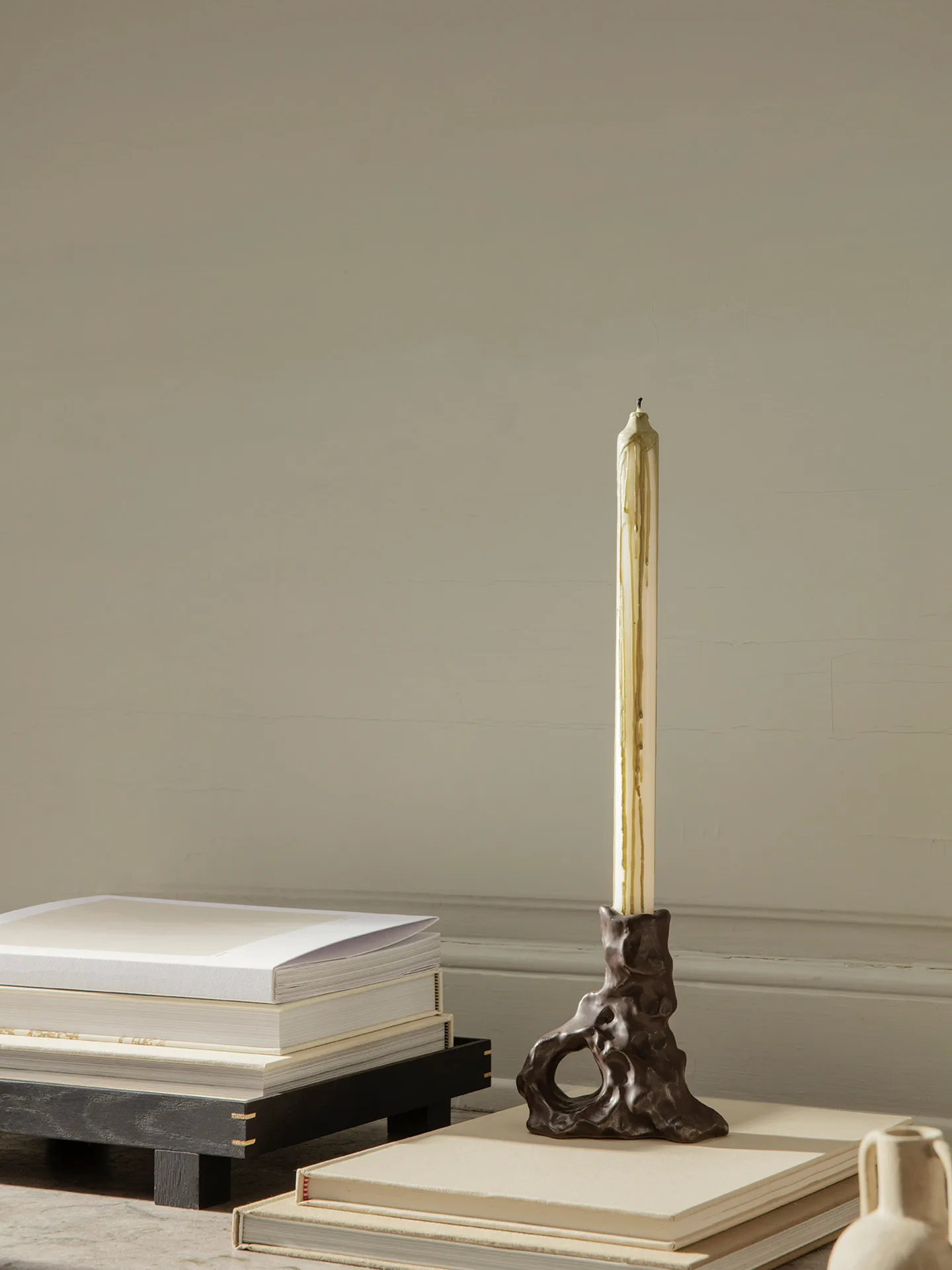 Candeliere Dito, Dark brown Ferm Living