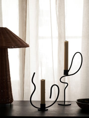 Candelieri Valse high - Nero - ferm LIVING