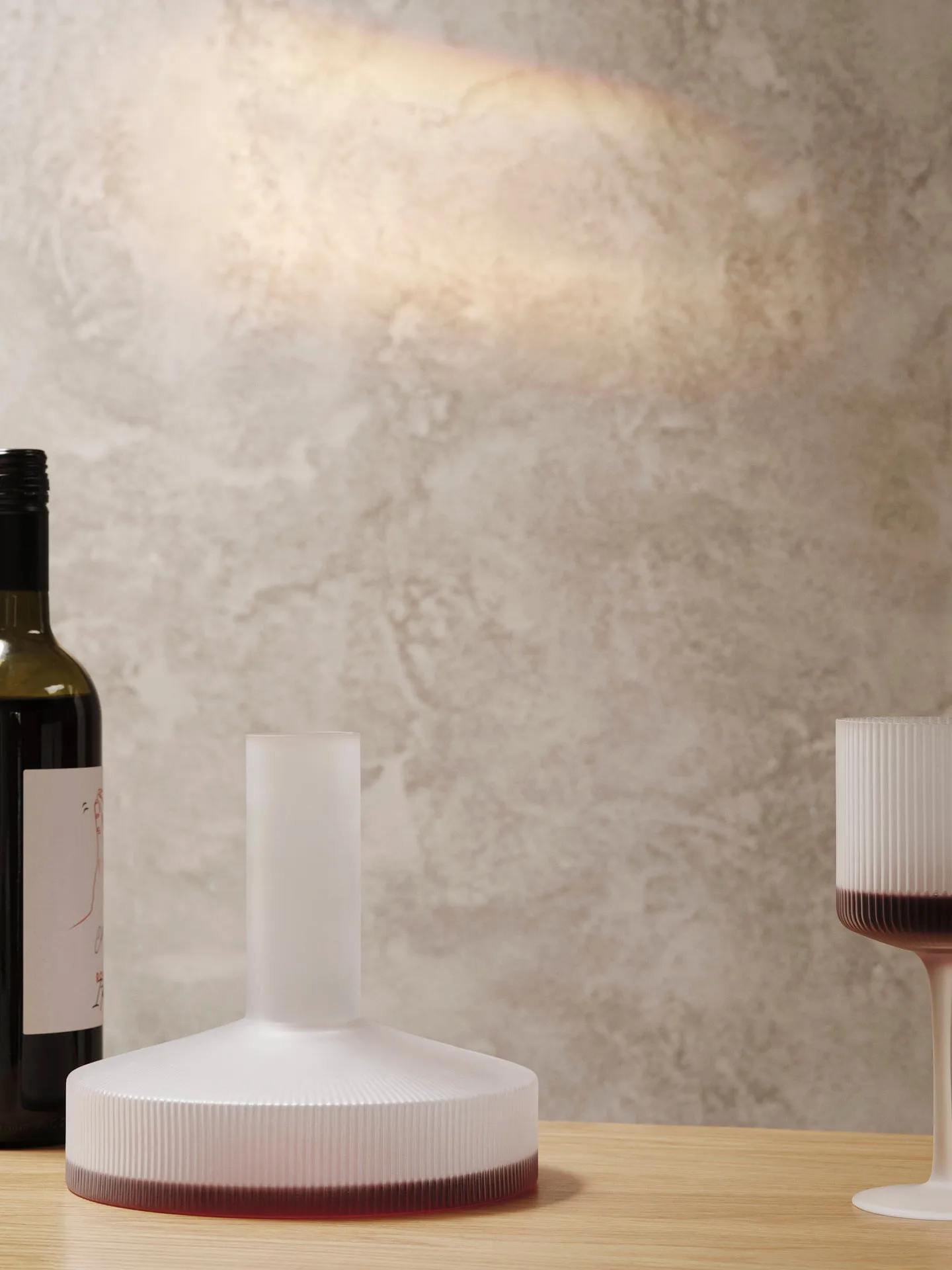 Caraffa da vino Ripple, Frosted Ferm Living