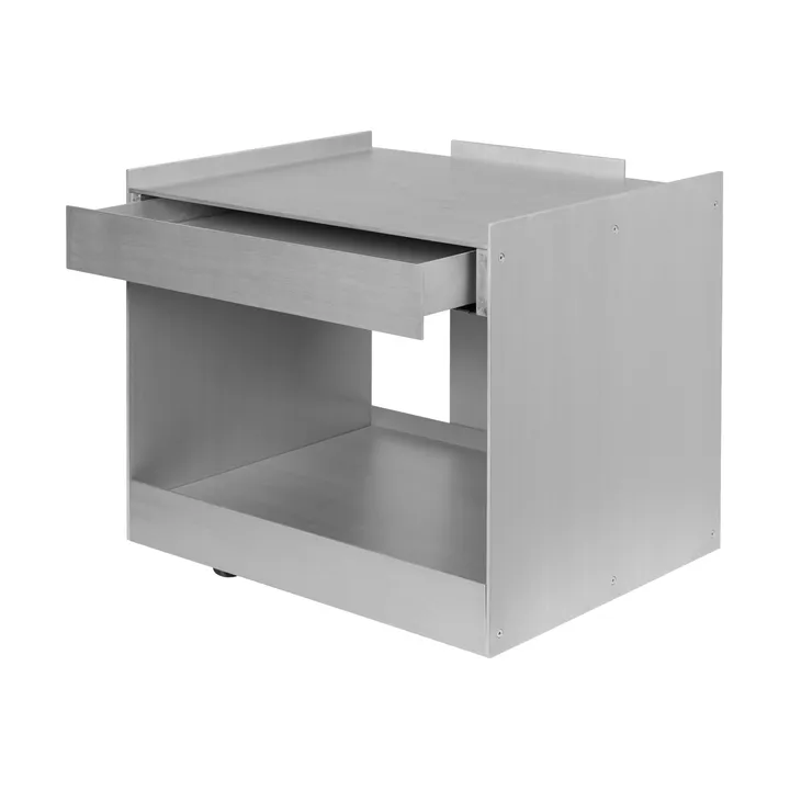 Carrello da portata Lager - Basso, Aluminium - Ferm Living