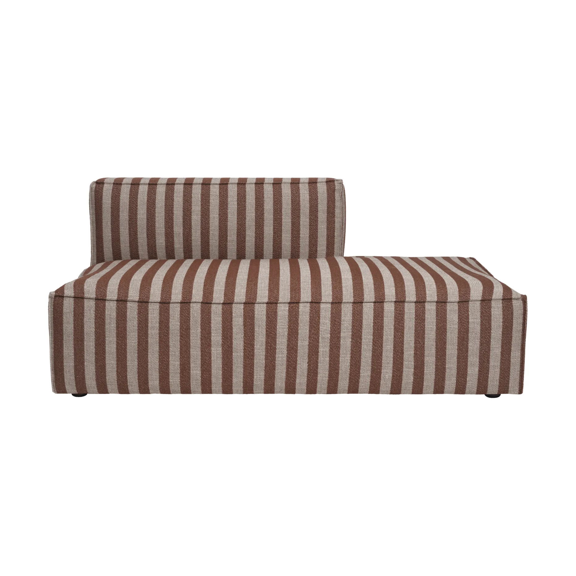 Catena modulo divano, Bracciolo sinistro, L301 Louisiana, Sand-Chocolate Ferm Living