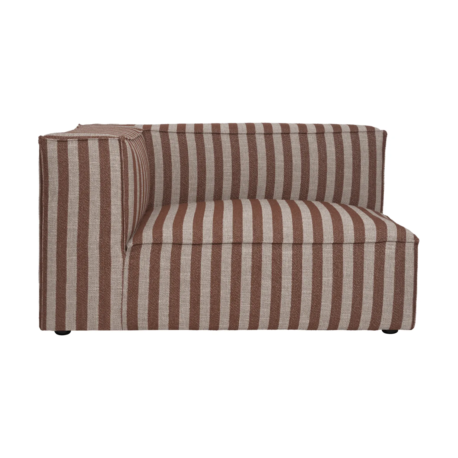 Catena modulo divano, Bracciolo sinistro, L400 Louisiana, Sand-Chocolate Ferm Living
