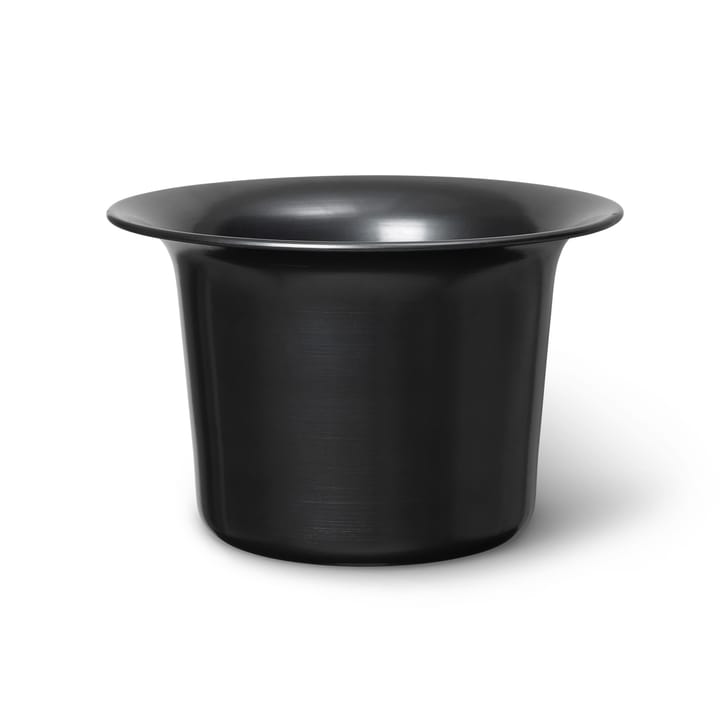 Cestino basso in alluminio filato Ø37, Alluminio Annerito Ferm Living
