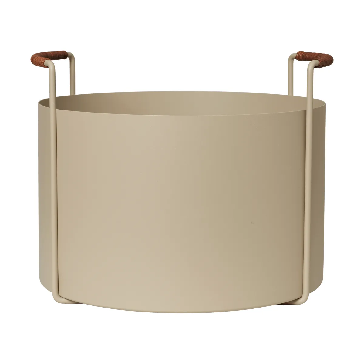 Cestino in legno Port, 42x40x32,4 cm, Cashmere Ferm Living