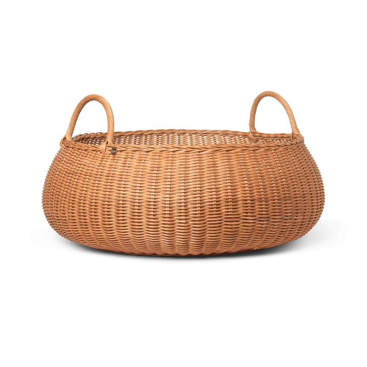Cestino intrecciato - basso - Naturale - Ferm Living