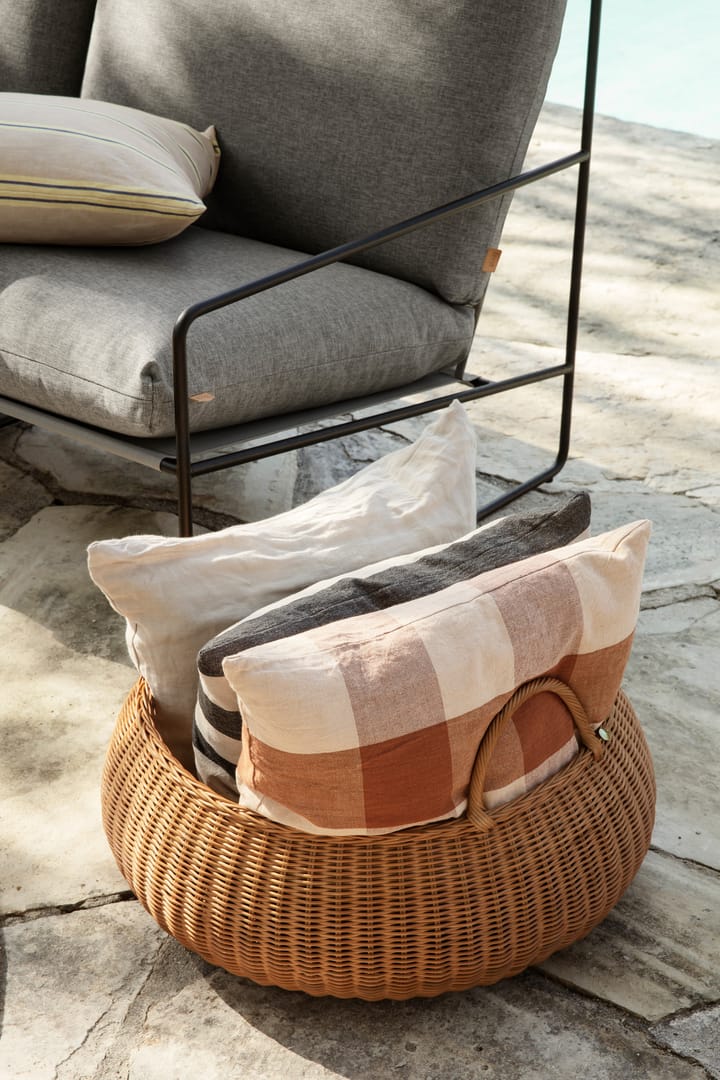 Cestino intrecciato - basso, Naturale Ferm Living