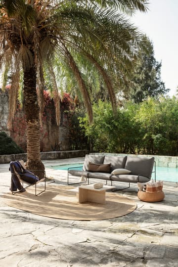 Cestino intrecciato - basso - Naturale - Ferm Living
