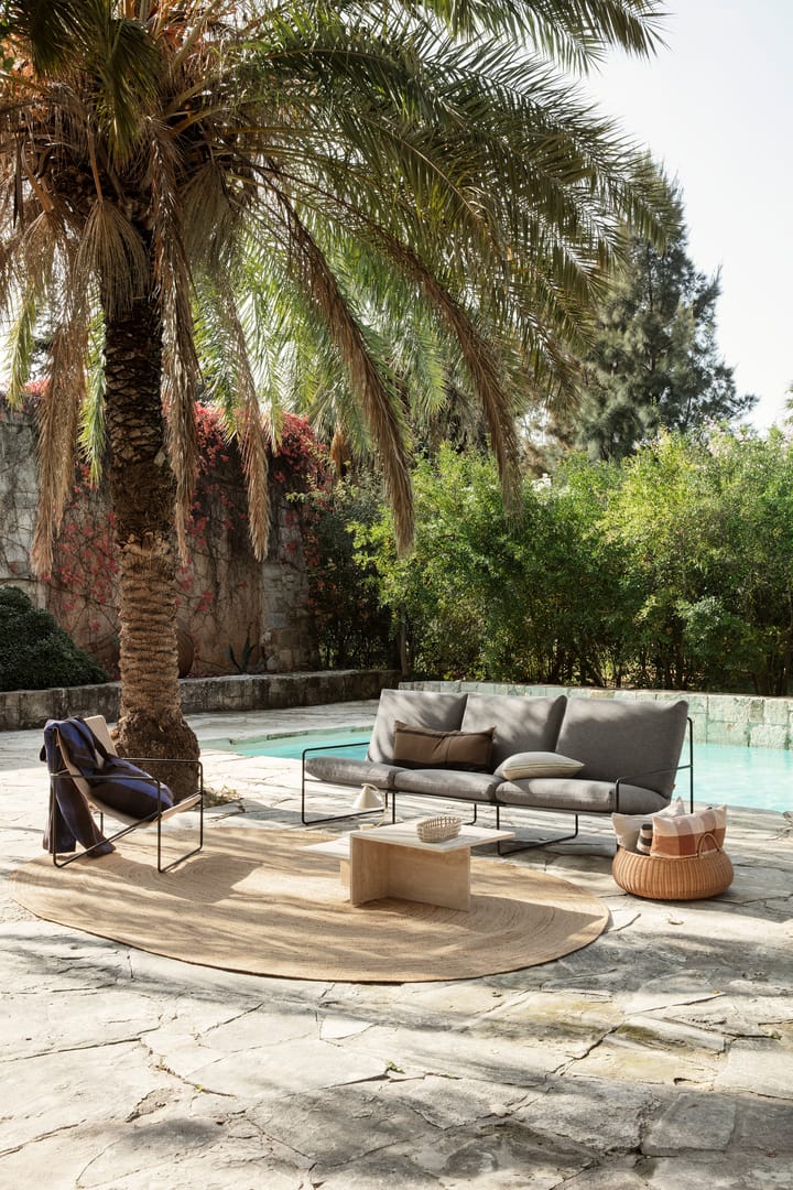Cestino intrecciato - basso, Naturale Ferm Living