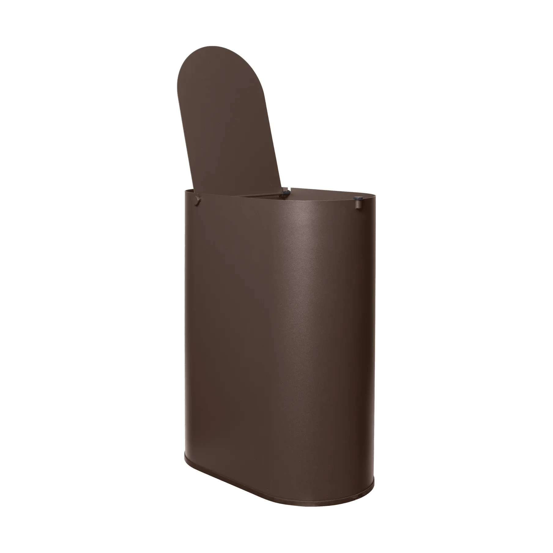 Cestino per la pattumiera Enkel medium, Cioccolato fondente Ferm Living