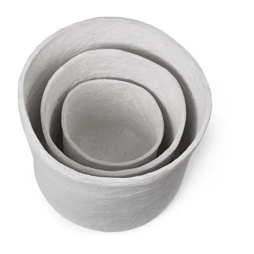 Cestino portaoggetti Vary, set da 3 pezzi - Bianco - Ferm Living