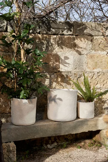 Cestino portaoggetti Vary, set da 3 pezzi - Bianco - Ferm Living