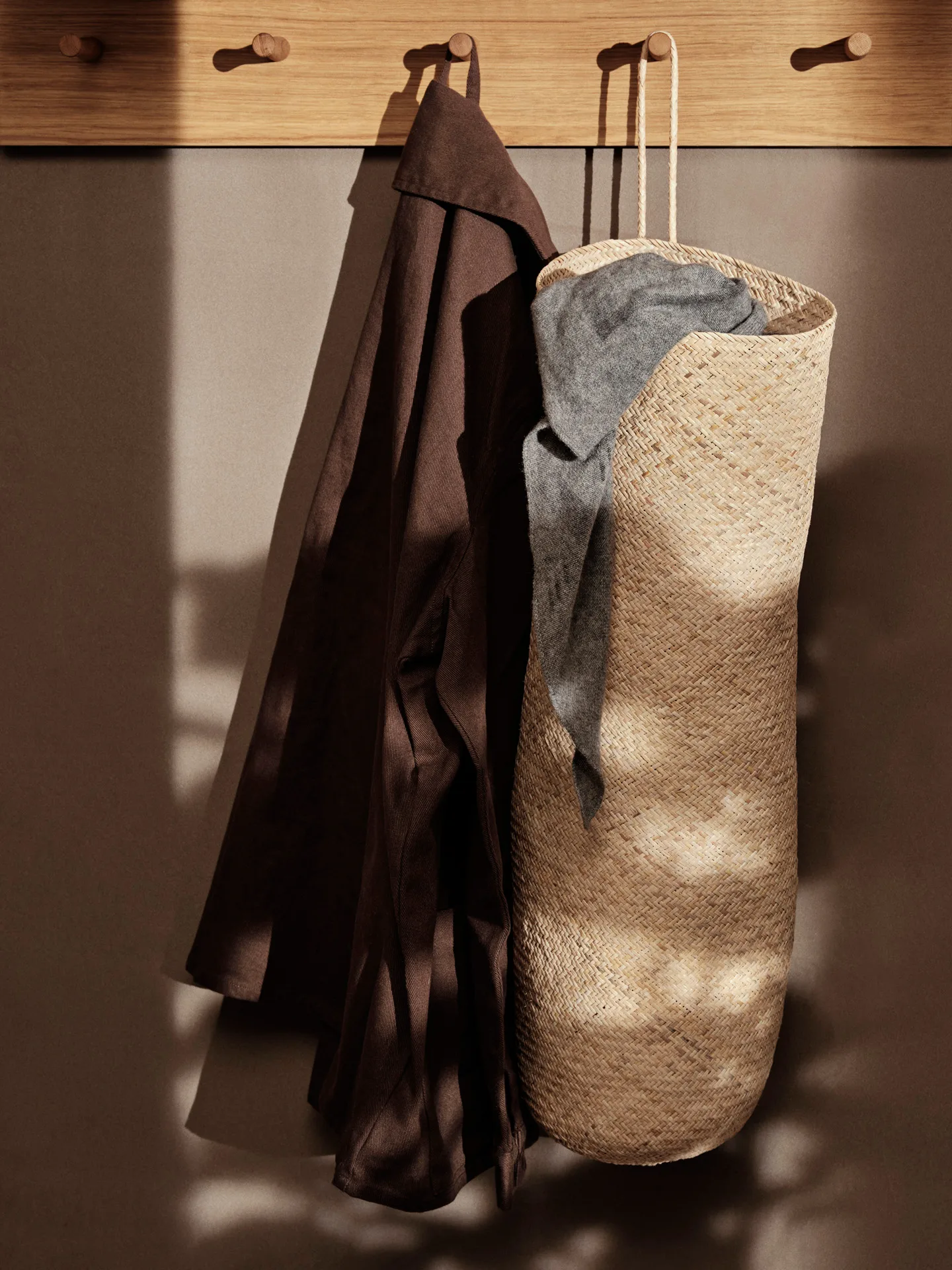 Cestino Sato long basket, Natural Ferm Living