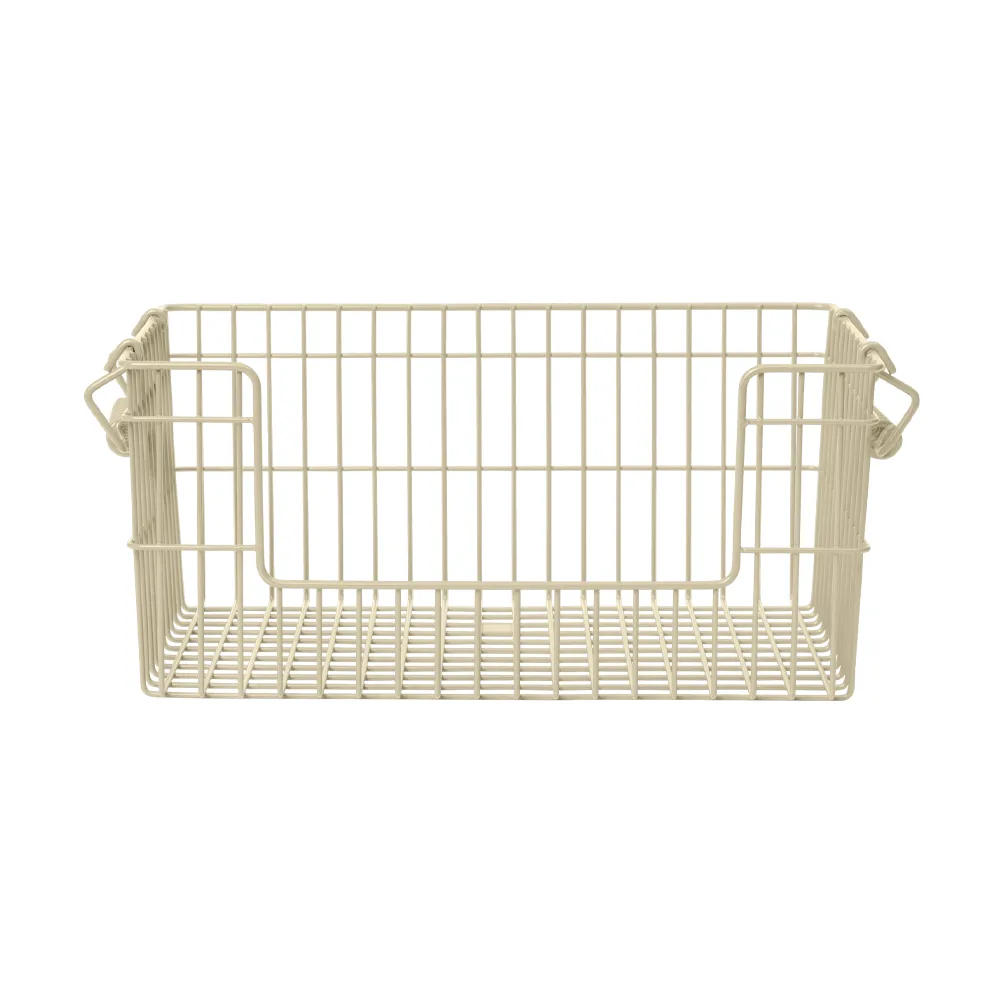 Cesto Cala impilabile confezione da 2, Cashmere, 28,7x18x13 cm Ferm Living