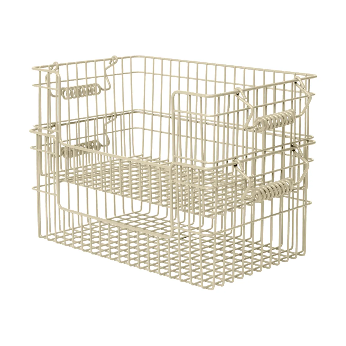 Cesto Cala impilabile confezione da 2, Cashmere, 28,7x18x13 cm Ferm Living