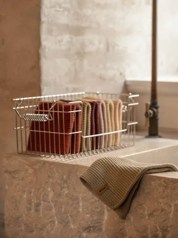 Cesto Cala impilabile confezione da 2 - In acciaio inox, 28,7x18x13 cm - Ferm Living