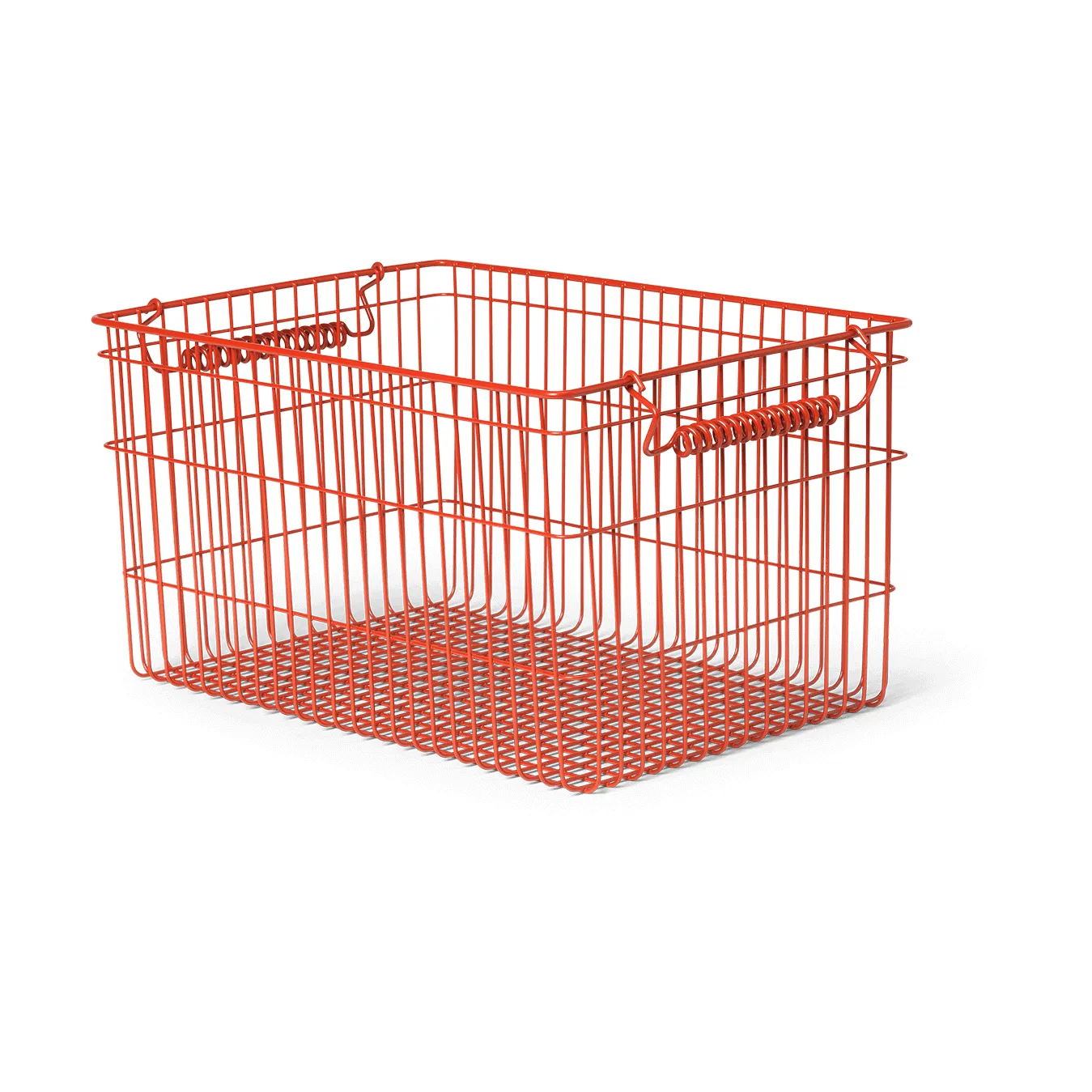 Cesto Cala impilabile confezione da 2, Poppy red, 36,2x26,2x20,2 cm Ferm Living