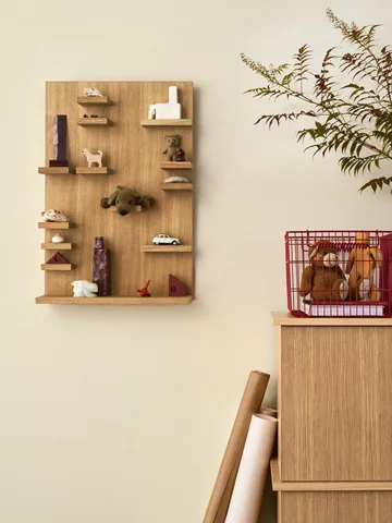 Cesto Cala impilabile confezione da 2 - Poppy red, 36,2x26,2x20,2 cm - Ferm Living