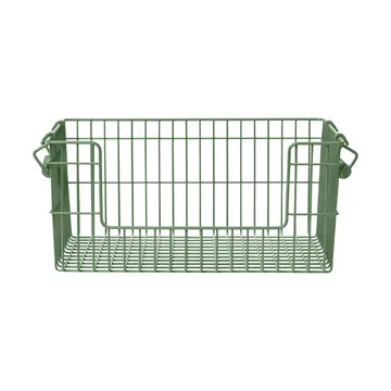 Cesto Cala impilabile confezione da 2 - Verdant green, 28,7x18x13 cm - Ferm Living