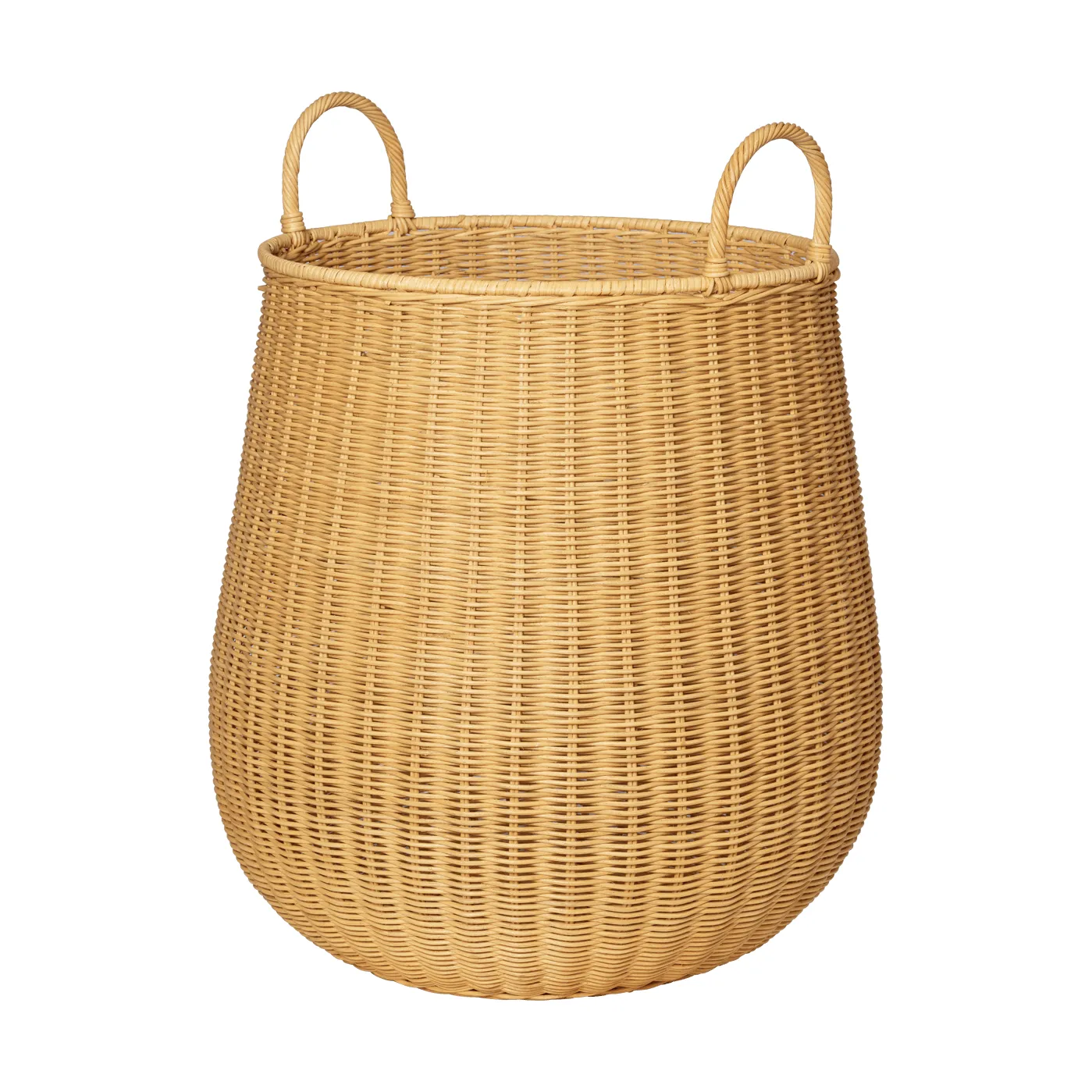 Cesto portabiancheria intrecciato, Medium, naturale Ferm Living