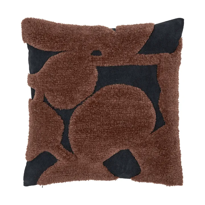 Cilla cuscino tufted - Black-dark chocolate 50x50 cm - Ferm Living