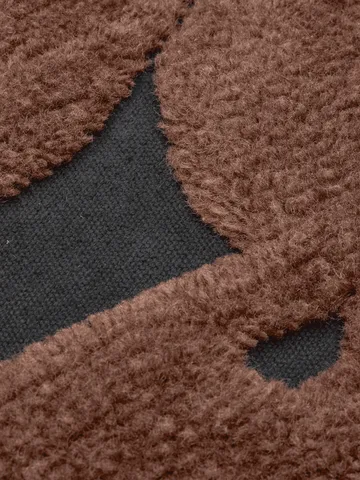 Cilla cuscino tufted - Black-dark chocolate 50x50 cm - Ferm Living