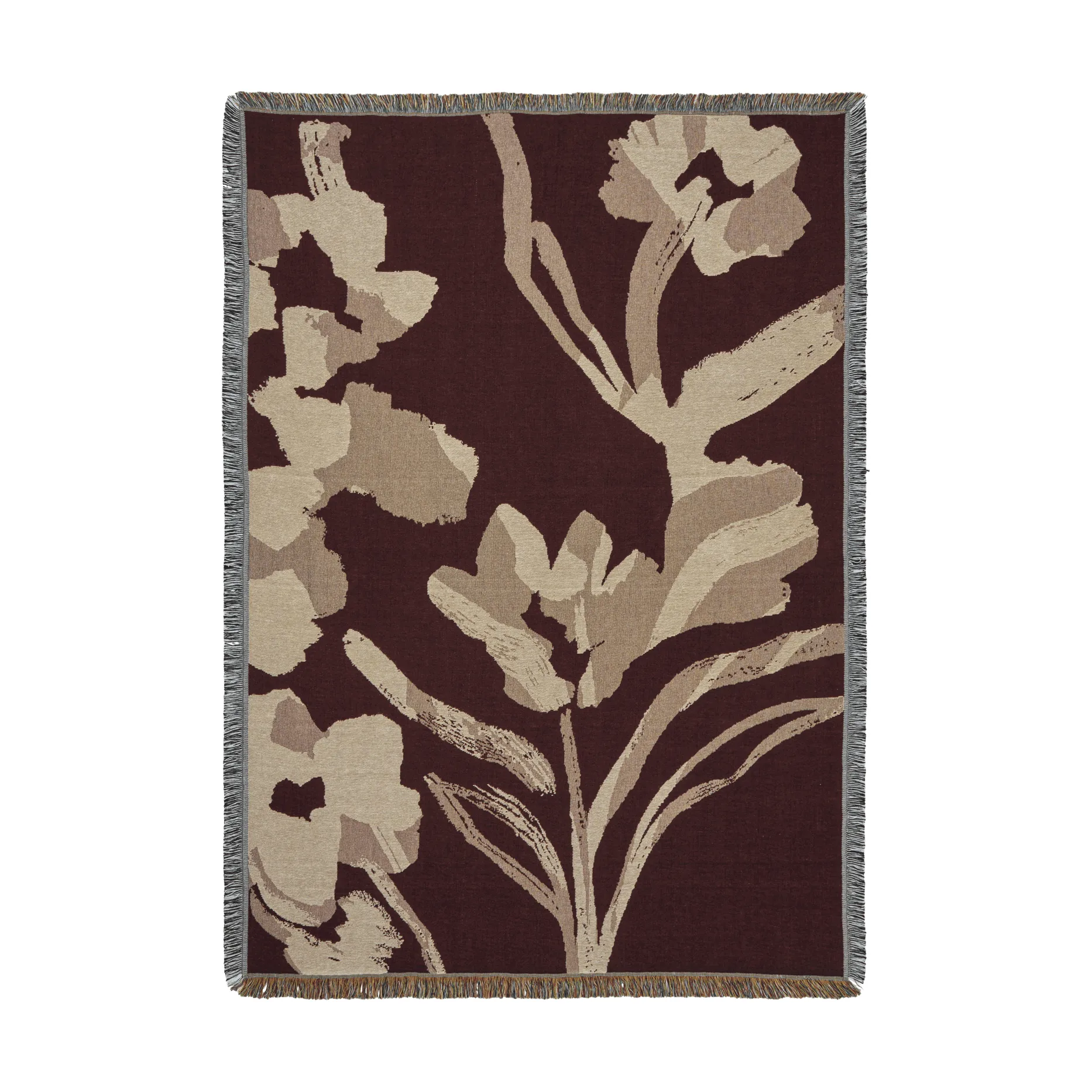Cilla plaid, Dark pecan, 120x170 cm Ferm Living