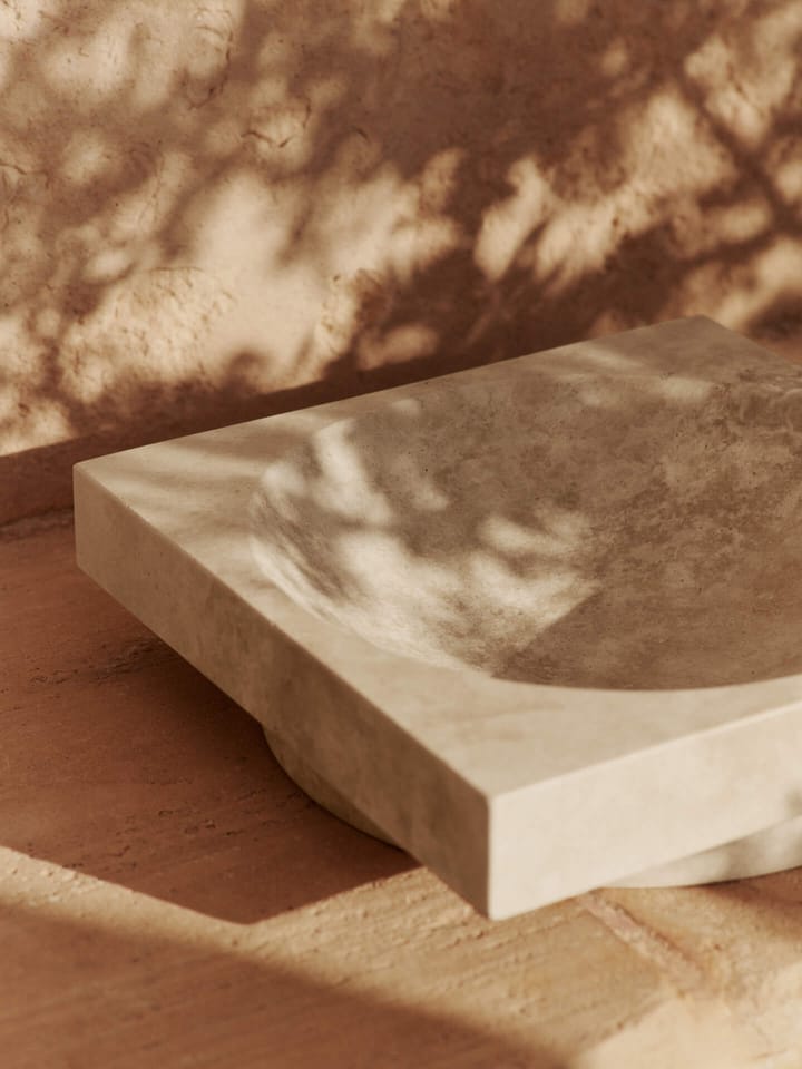 Ciotola decorativa bassa Hew, Travertino Ferm Living