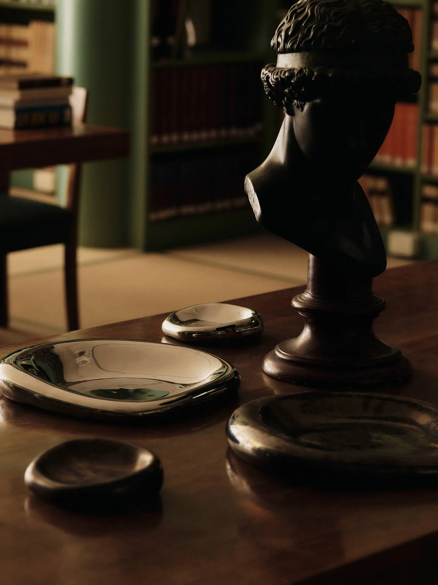 Ciotola decorativa Bellure centrepiece Ø35 cm, Silver Ferm Living