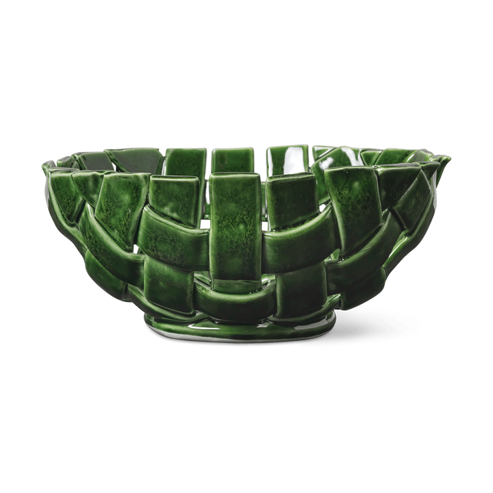 Ciotola Plait Ø24 cm - Emerald green - Ferm Living