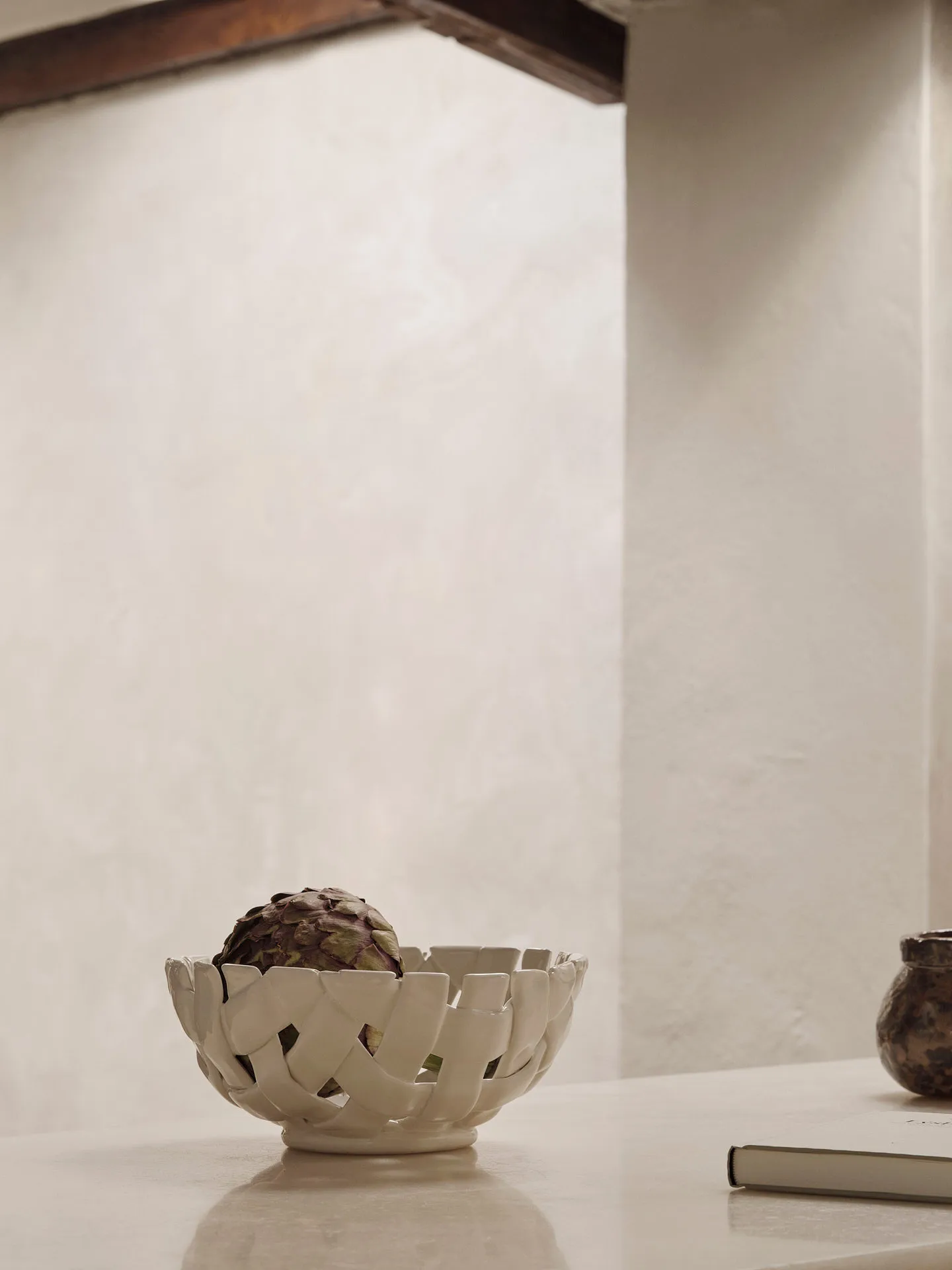 Ciotola Plait Ø24 cm, Off white Ferm Living