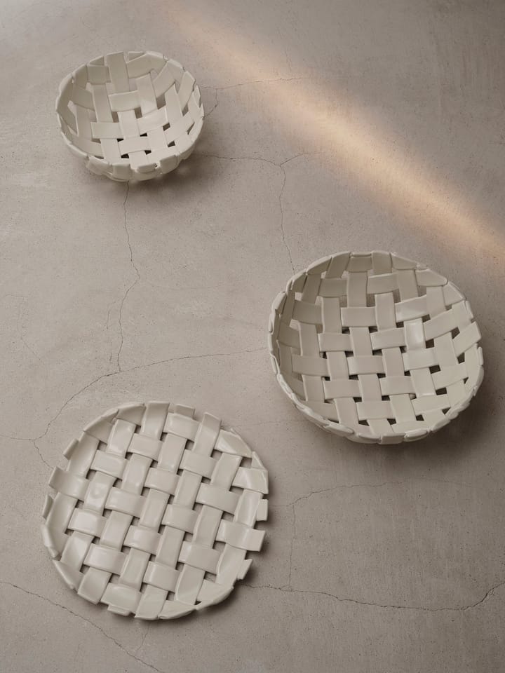 Ciotola Plait Ø30 cm, Off white Ferm Living