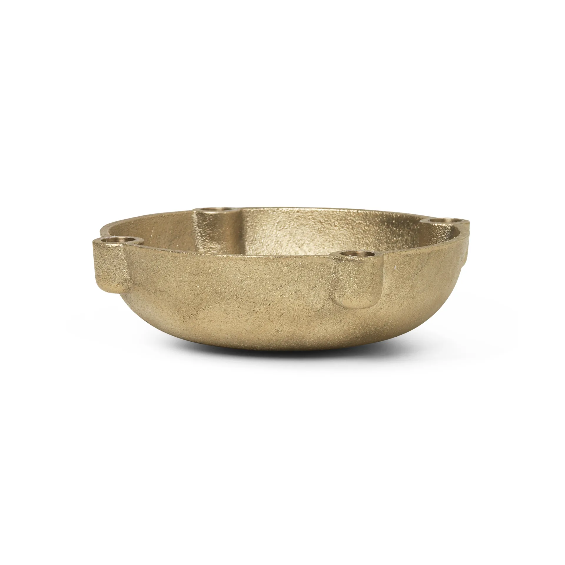 Ciotola portacandele dell'Avvento in ottone, brass Ferm Living