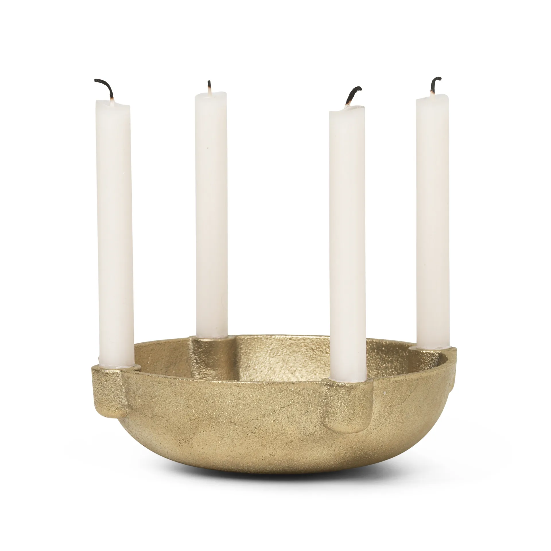 Ciotola portacandele dell'Avvento in ottone, brass Ferm Living