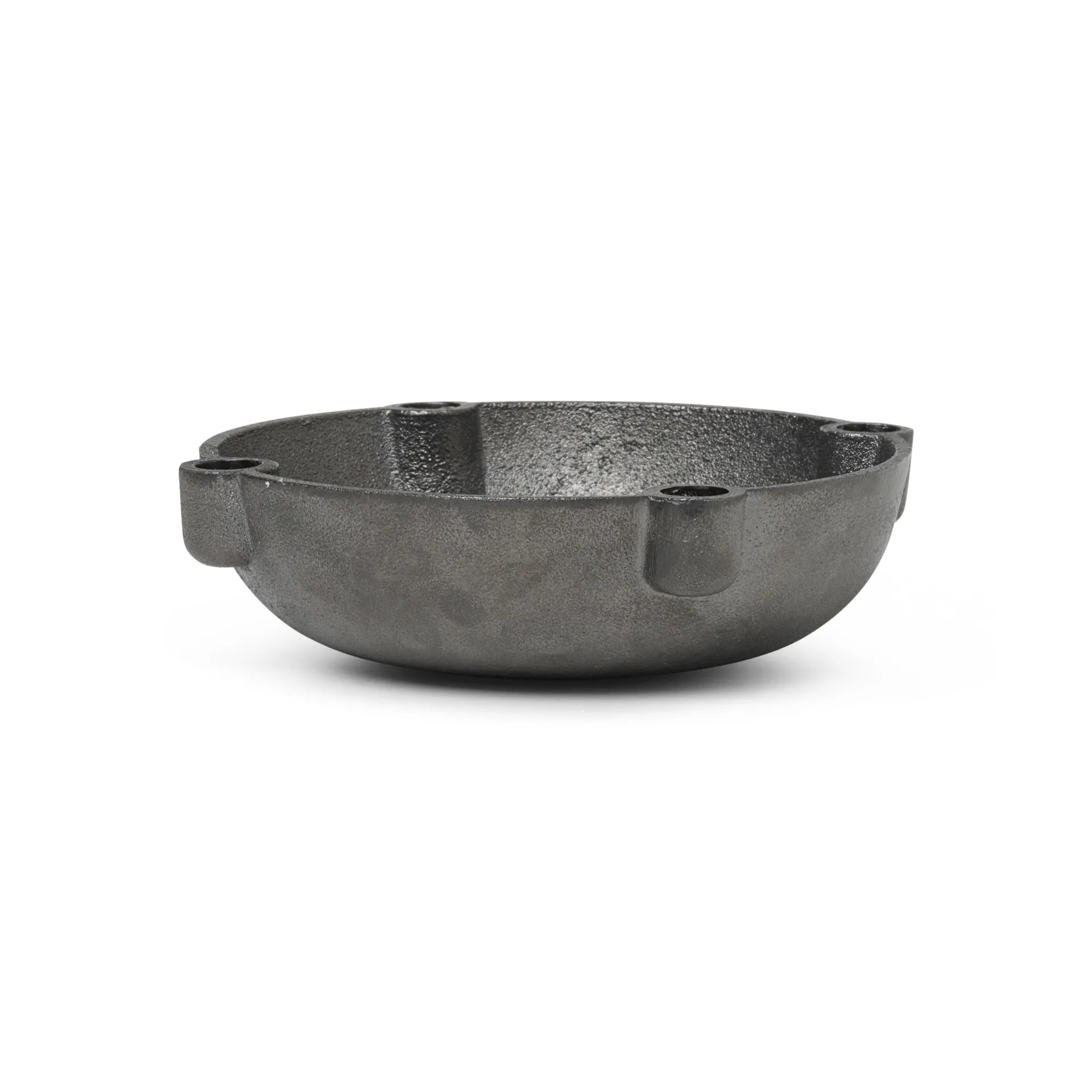 Ciotola portacandele dell'Avvento in ottone, Ottone nero Ferm Living
