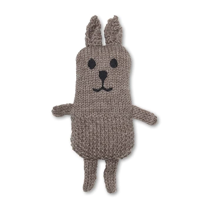 Coniglietto a maglia in lana merino Lee, Beige grigio Ferm Living