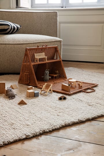 Coniglietto a maglia in lana merino Lee - Beige grigio - Ferm Living