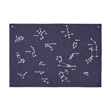 Constellation cartella tessuti - Blu scuro, 70x100 cm - Ferm Living