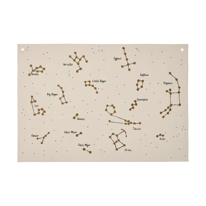 Constellation cartella tessuti - Non tinto, 70x100 cm - Ferm Living