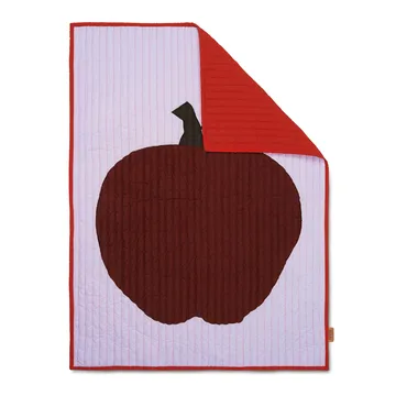 Coperta Apple 80x110 cm - viola-rosso - Ferm Living