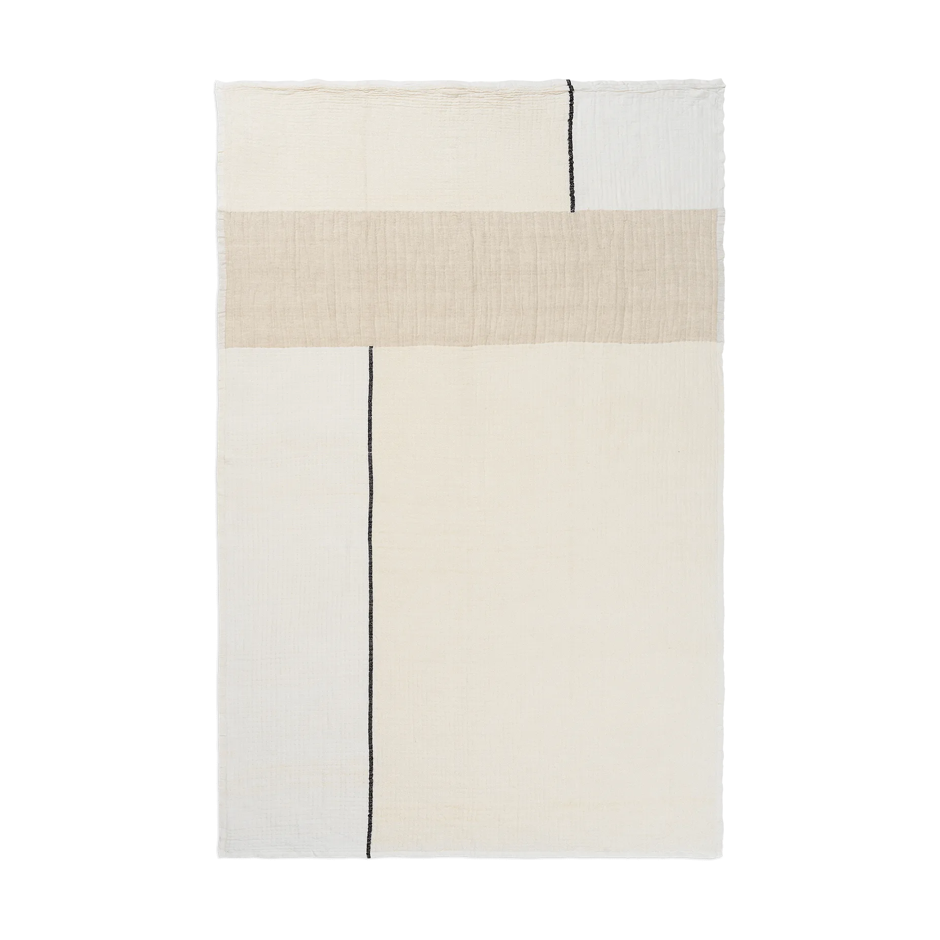 Coperta Dela 120x170 cm, Natural-Off-white Ferm Living